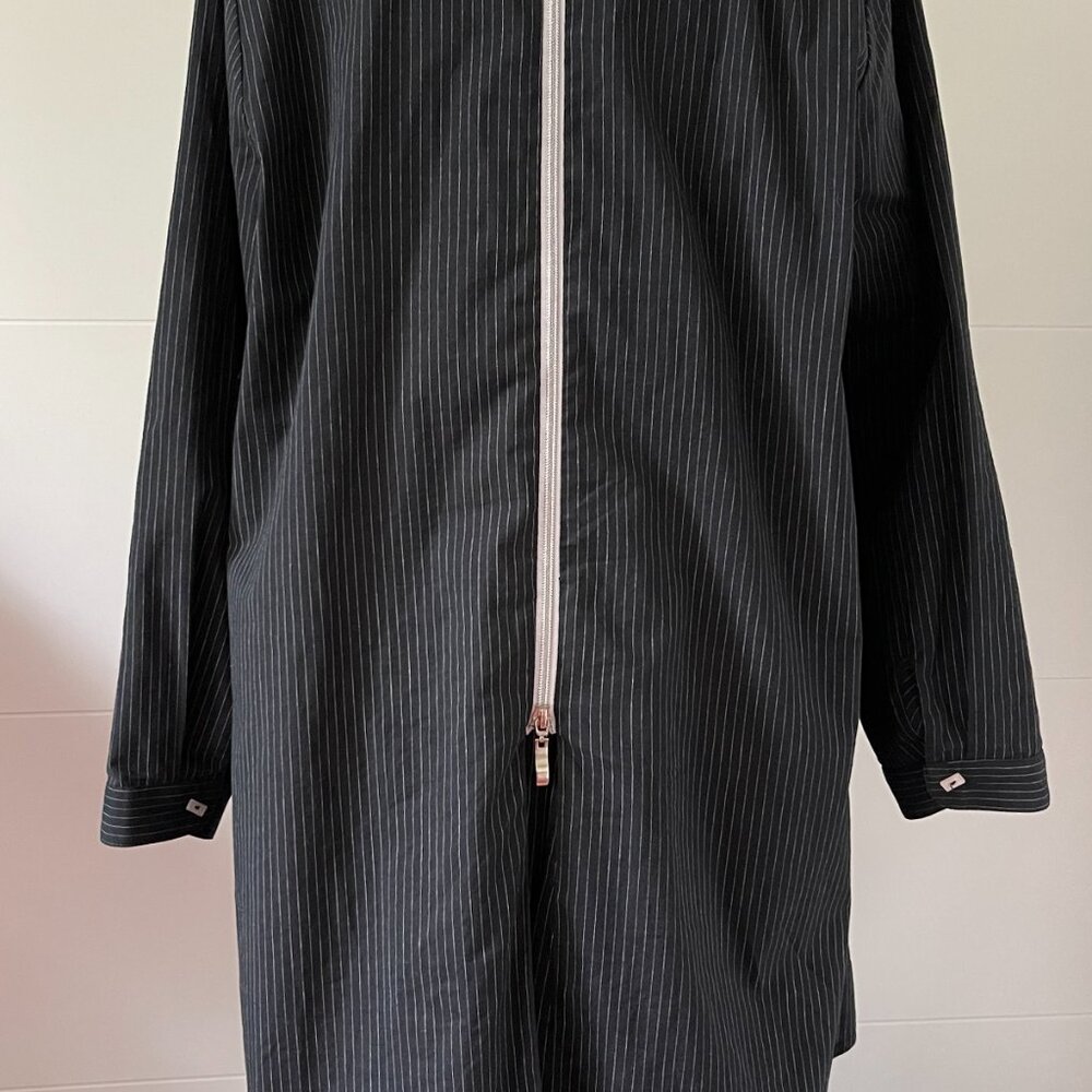 IC by Connie K Navy Blue Striped Tunic Blouse - Picture 3 of 5